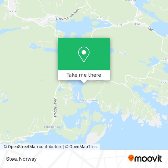 Støa map