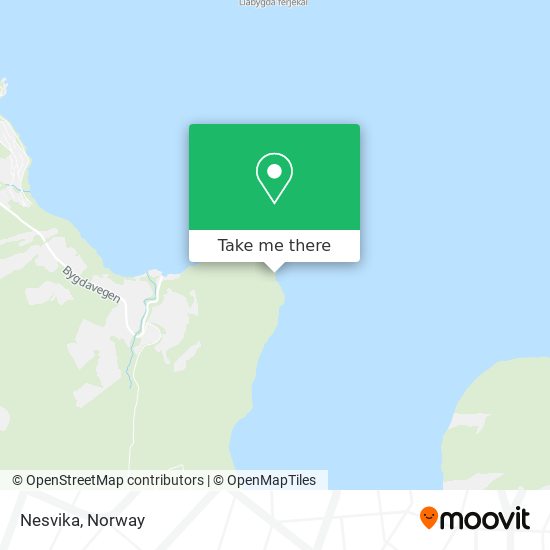 Nesvika map