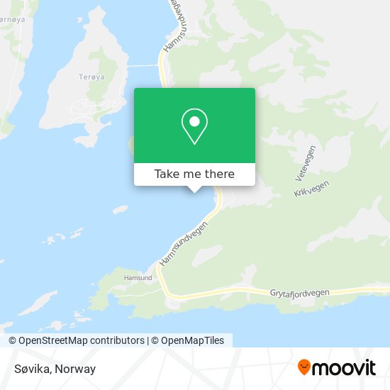 Søvika map