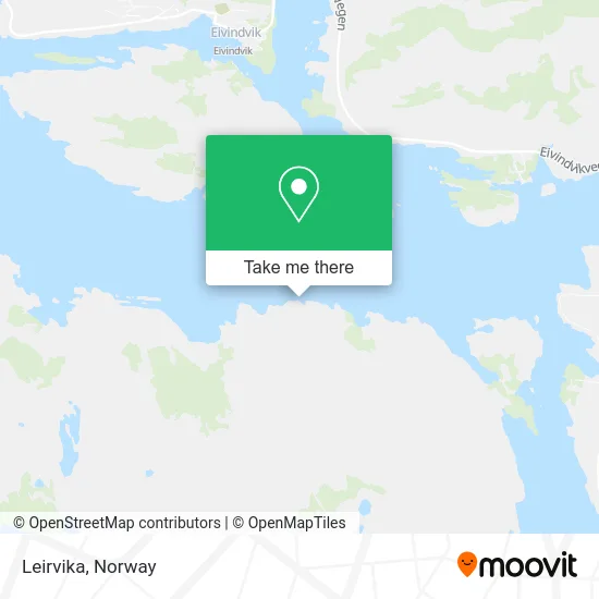 Leirvika map