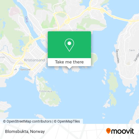 Blomsbukta map