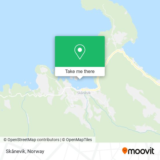 Skånevik map