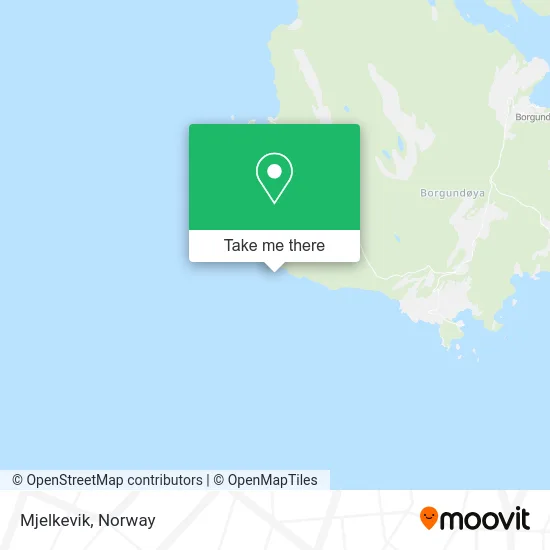 Mjelkevik map