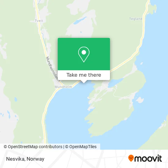Nesvika map
