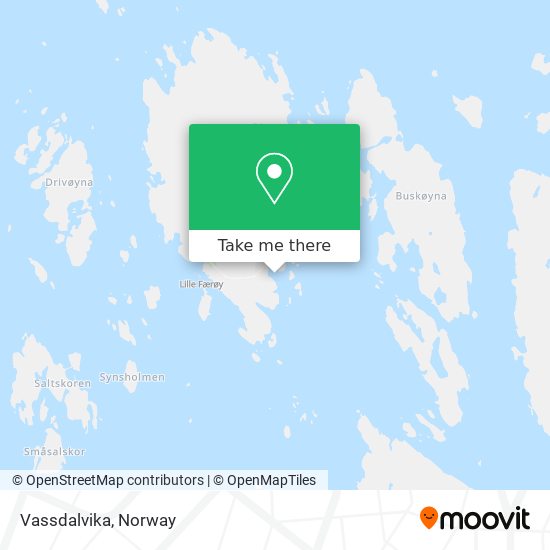 Vassdalvika map