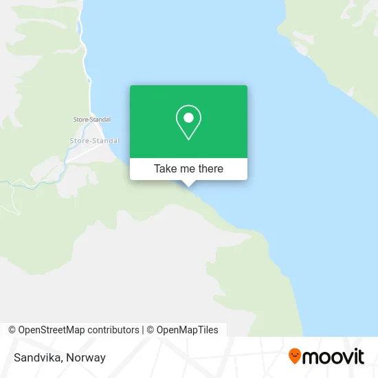 Sandvika map