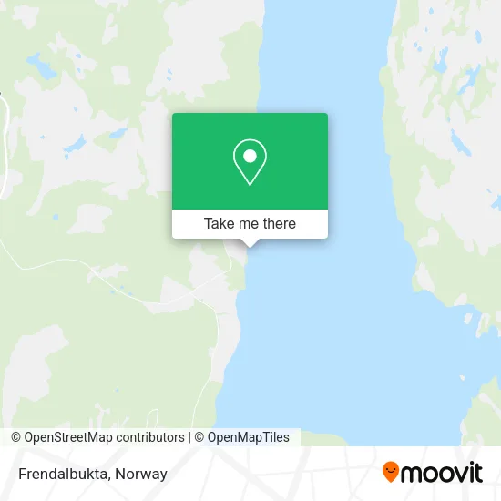 Frendalbukta map