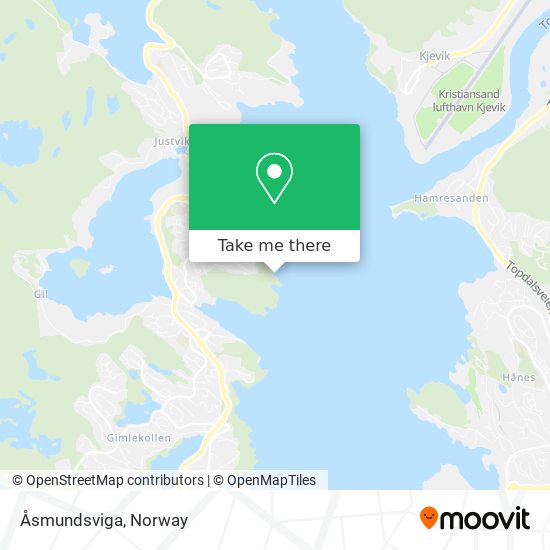 Åsmundsviga map