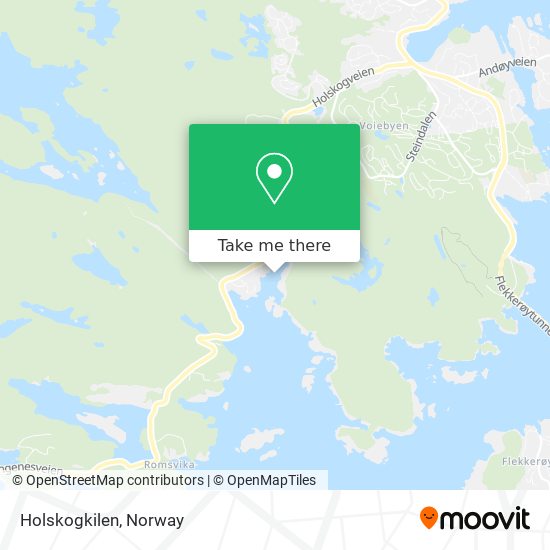 Holskogkilen map