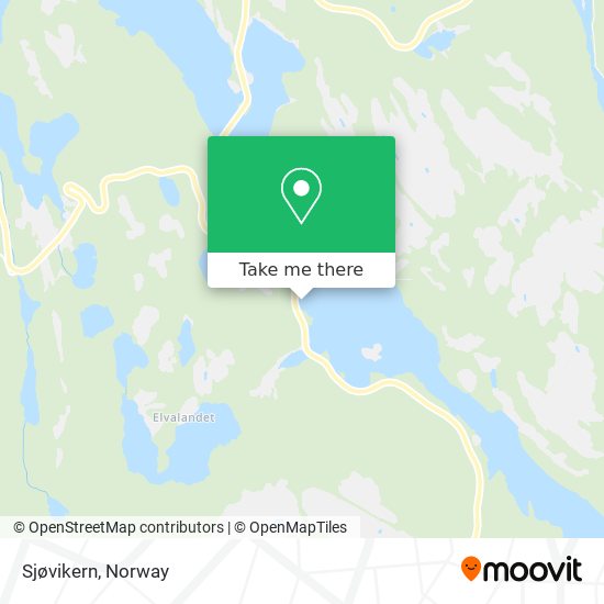 Sjøvikern map