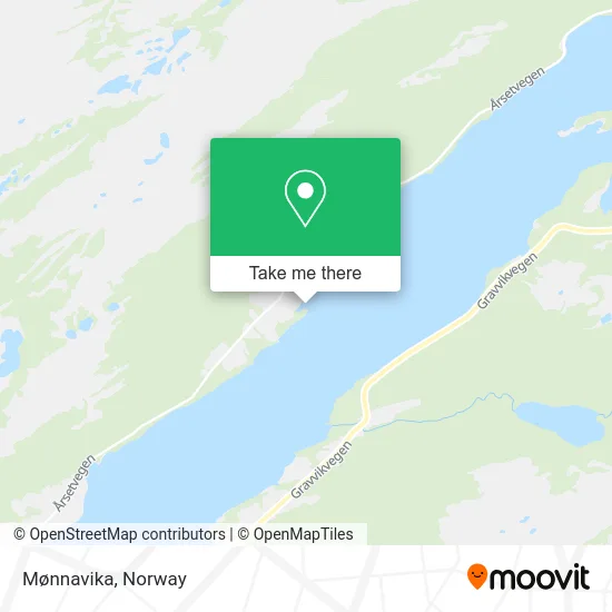 Mønnavika map