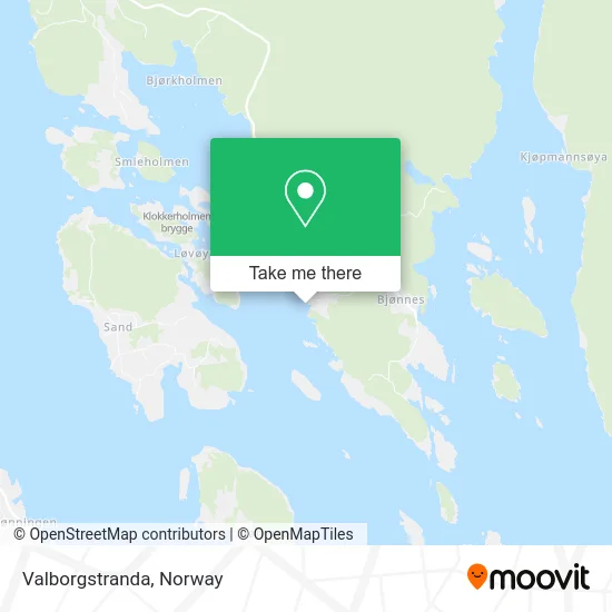 Valborgstranda map
