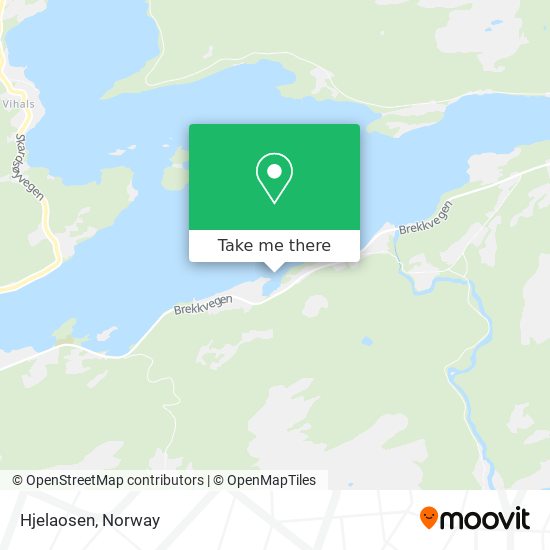 Hjelaosen map