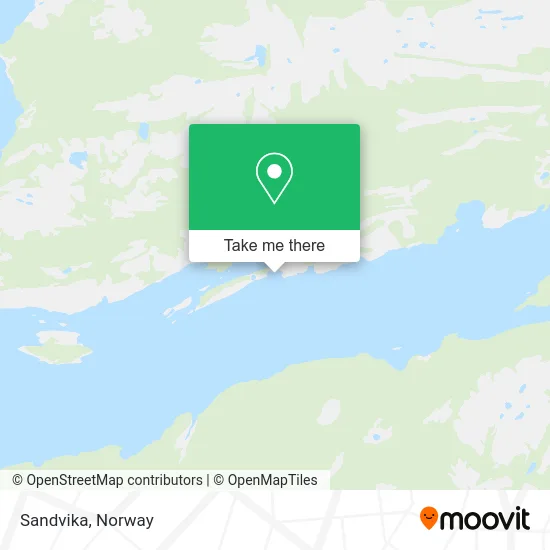 Sandvika map
