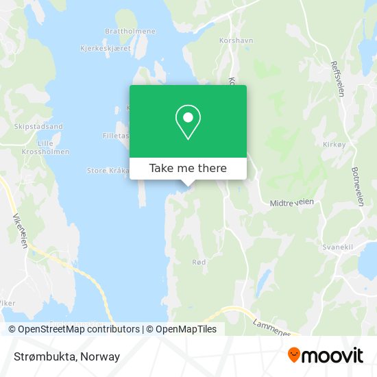 Strømbukta map