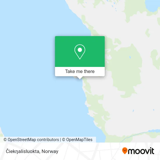 Čiekŋalisluokta map