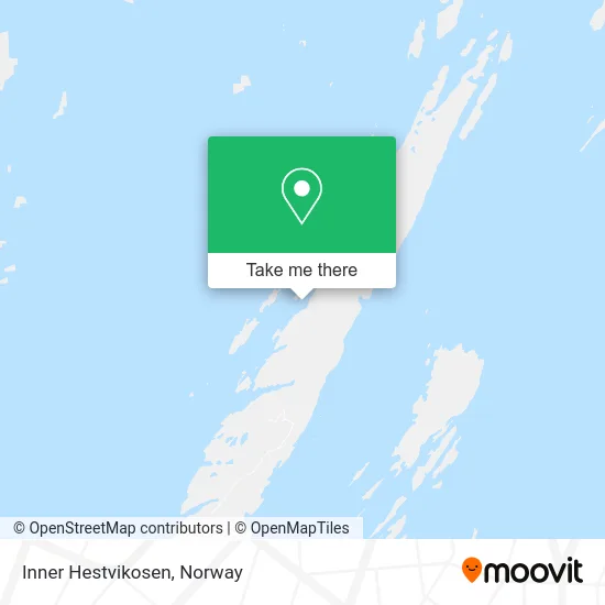 Inner Hestvikosen map