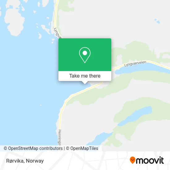 Rørvika map