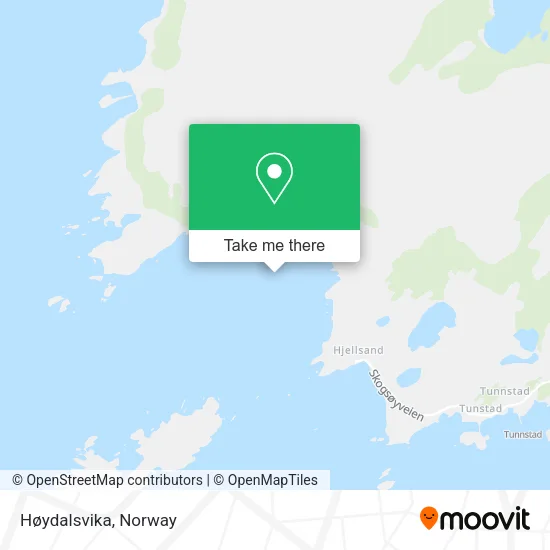 Høydalsvika map
