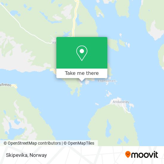 Skipevika map