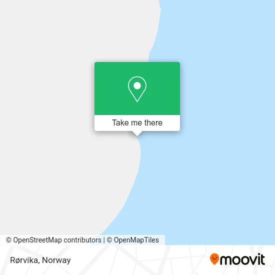Rørvika map
