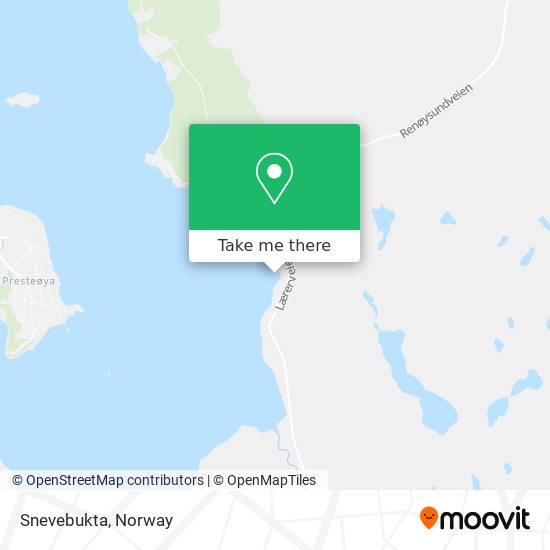 Snevebukta map