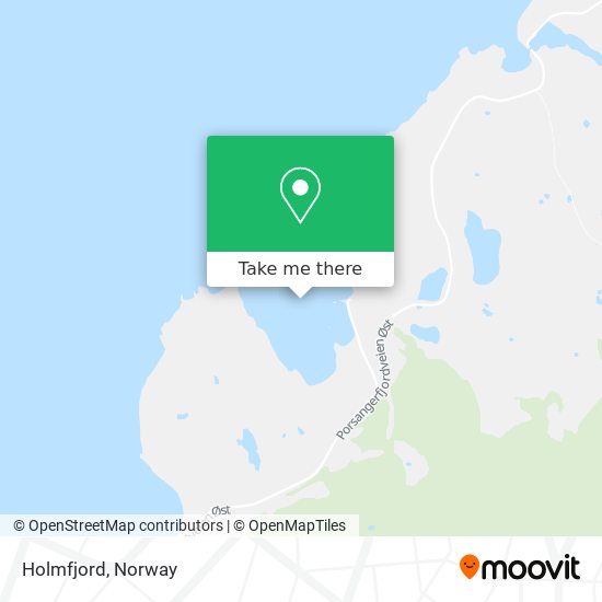 Holmfjord map