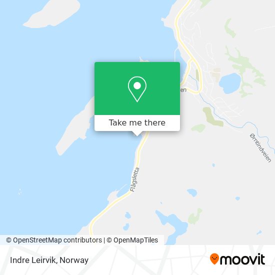 Indre Leirvik map