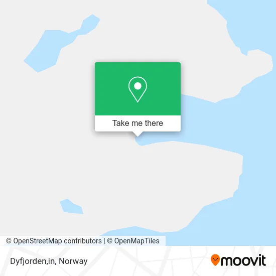 Dyfjorden,in map