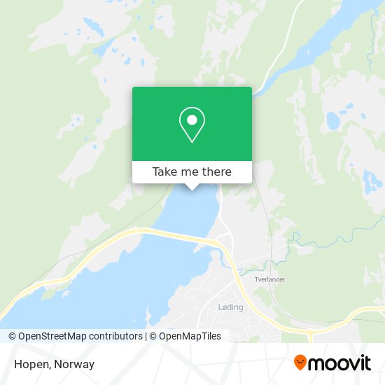 Hopen map