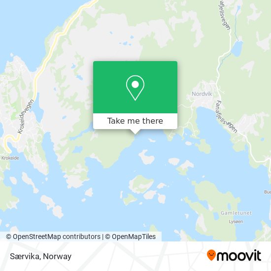 Særvika map