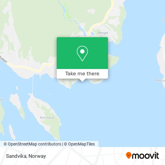 Sandvika map