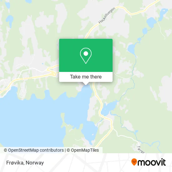 Frøvika map
