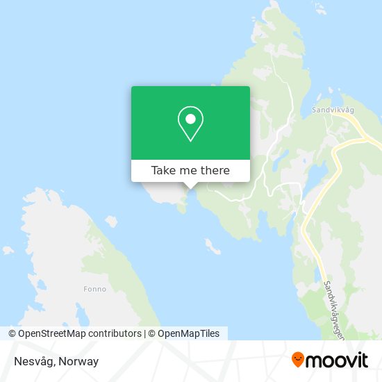 Nesvåg map