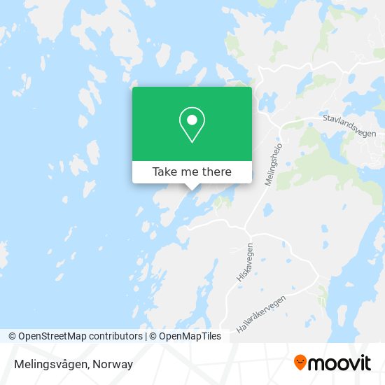 Melingsvågen map