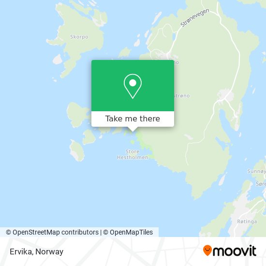 Ervika map