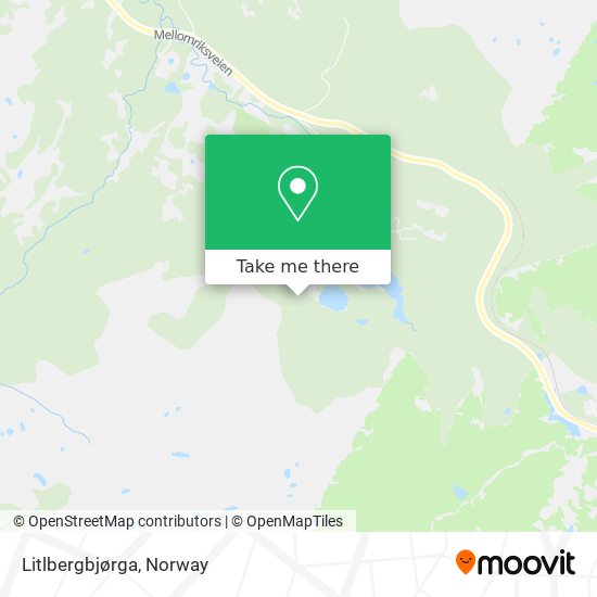 Litlbergbjørga map