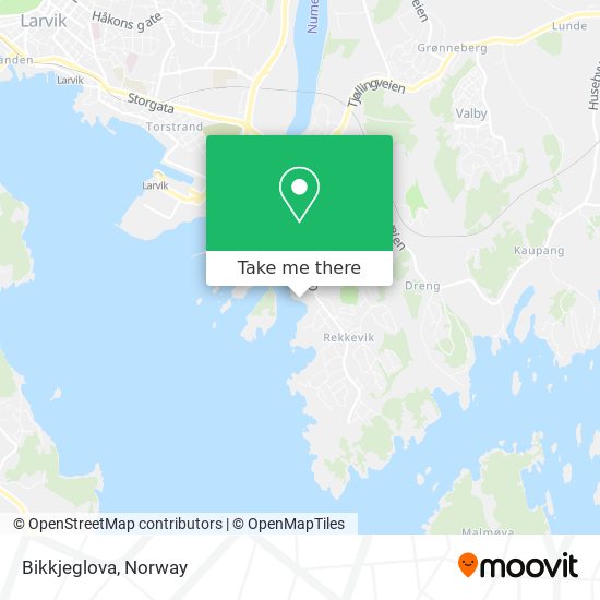 Bikkjeglova map