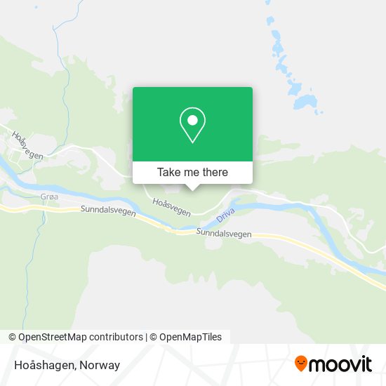 Hoåshagen map