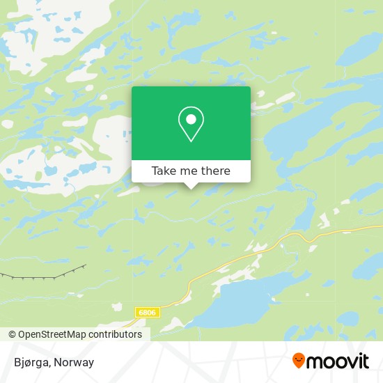 Bjørga map