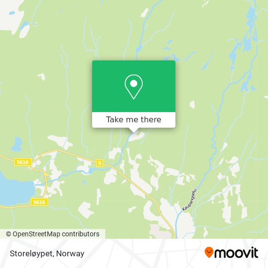 Storeløypet map