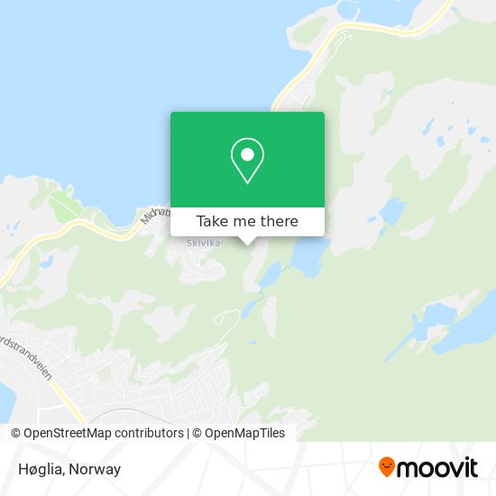 Høglia map