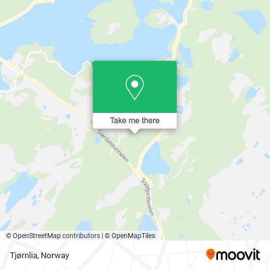 Tjørnlia map