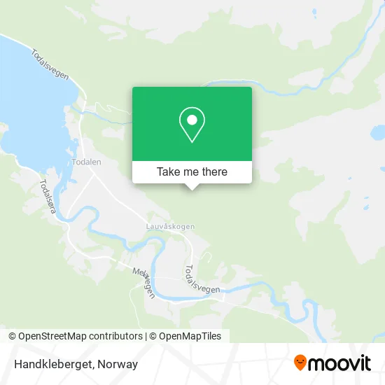 Handkleberget map