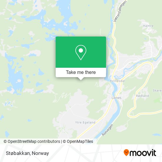 Støbakkan map