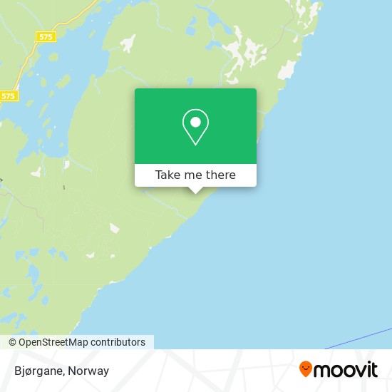 Bjørgane map