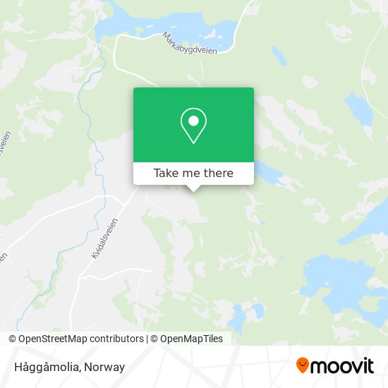 Håggåmolia map