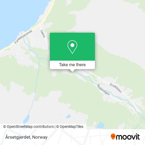 Årsetgjerdet map