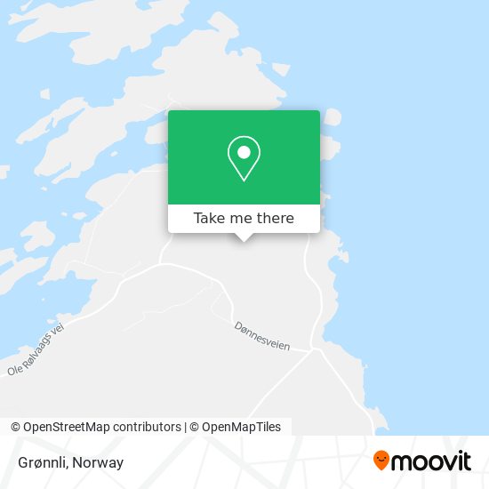 Grønnli map