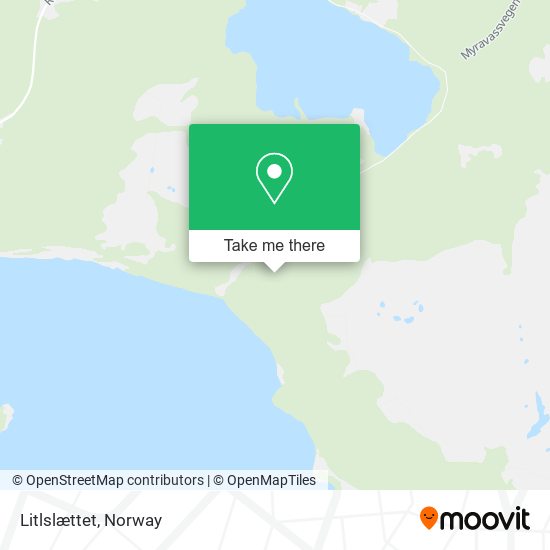 Litlslættet map